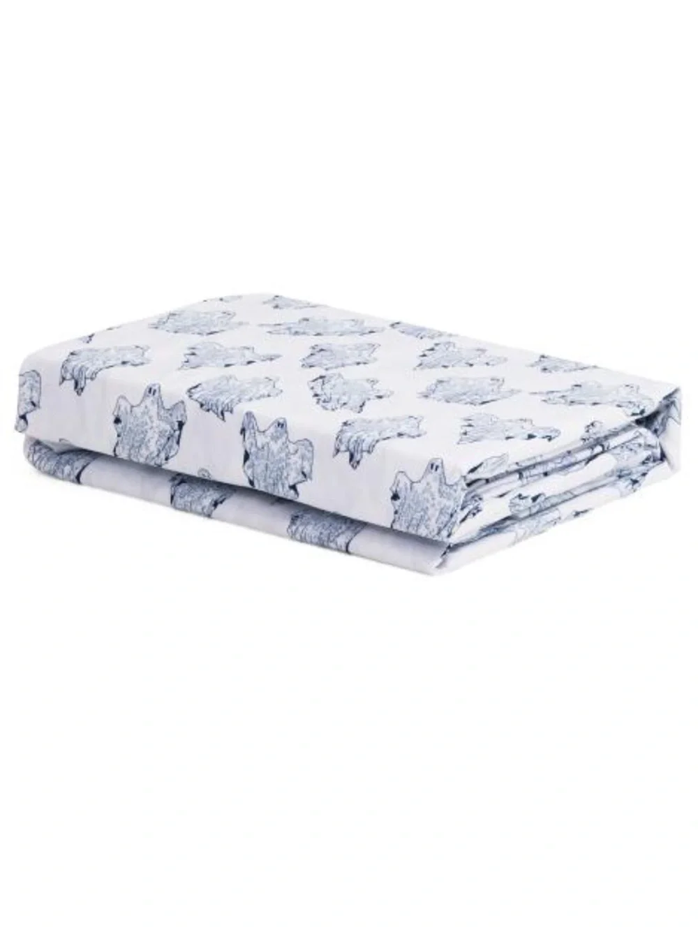 Rachel Zoe Toile Ghosts Halloween Queen Sheet Set New
